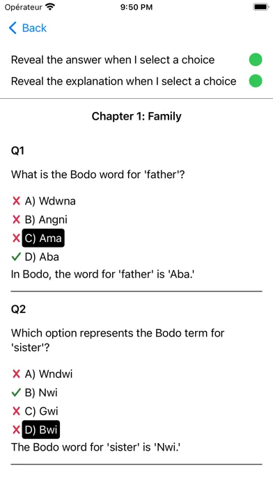 Bodo Vocabulary Exam سکرین شاٹس