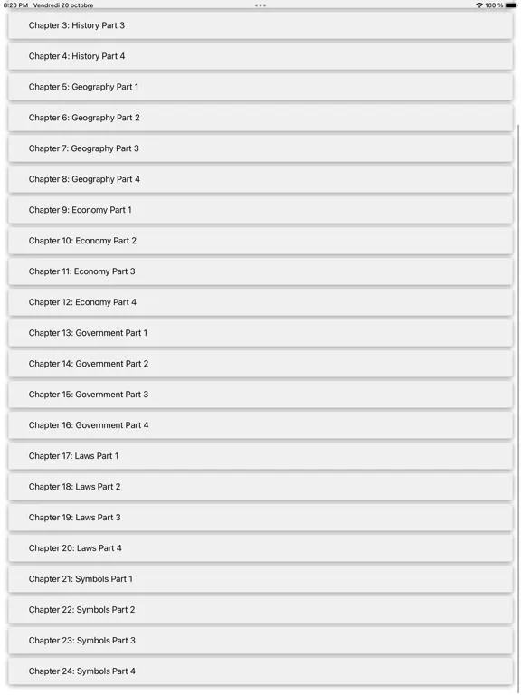 Canadian Citizenship Exam iPad  স্ক্রিনশট