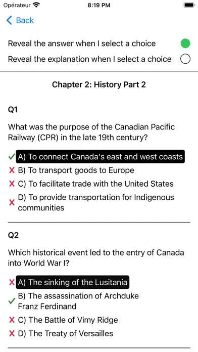 Canadian Citizenship Exam স্ক্রিনশট