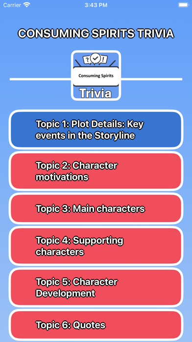 Consuming Spirits Trivia 스크린샷
