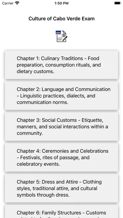 Culture of Cabo Verde Exam应用截图