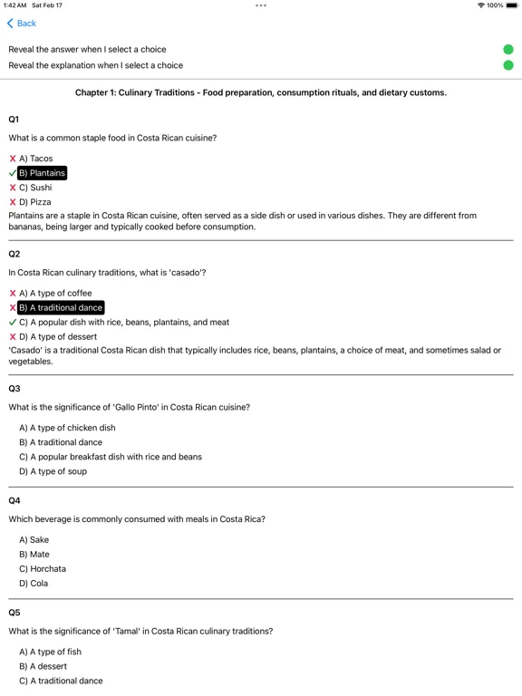 Culture of Costa Rica Exam iPad 应用截图