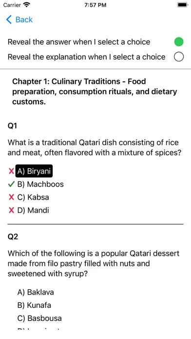 Culture of Qatar Exam Screenshots