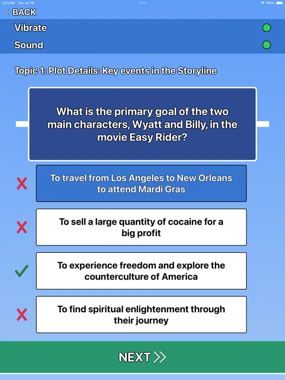 صور Easy Rider Trivia iPad 