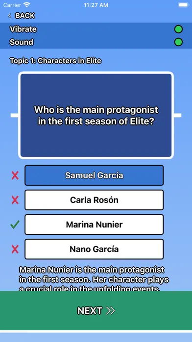 Elite Trivia Screenshots