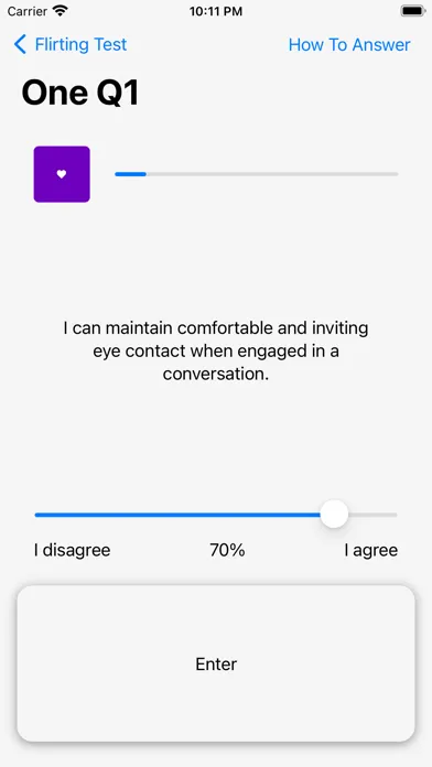 Flirting Test স্ক্রিনশট