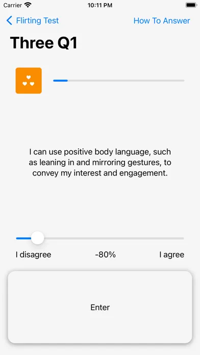 Flirting Test স্ক্রিনশট