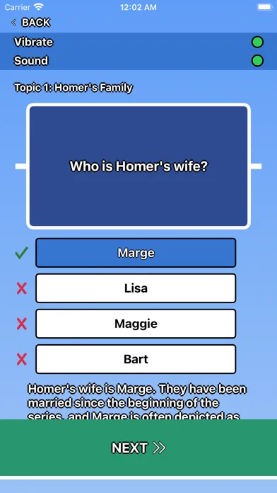 Homer Simpsons Trivia स्क्रीनशॉट