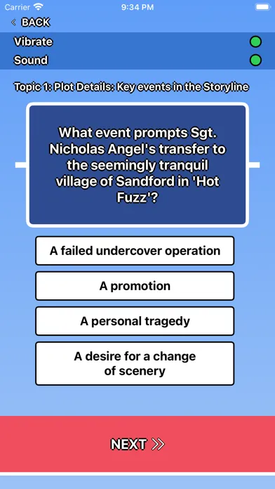 Hot Fuzz Trivia应用截图