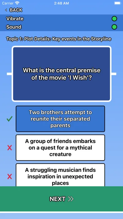 Ảnh chụp màn hình của I Wish Trivia