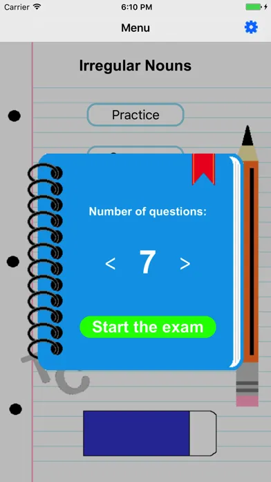Irregular Nouns Screenshots