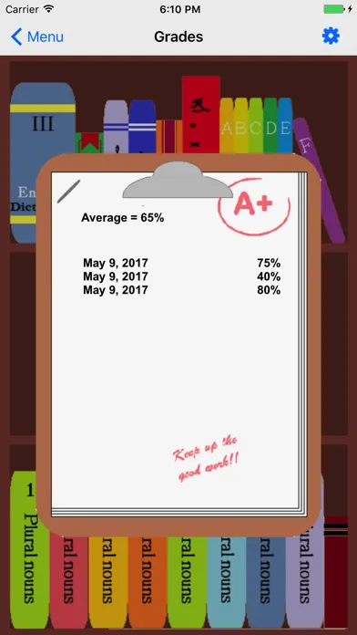 Irregular Nouns Screenshots