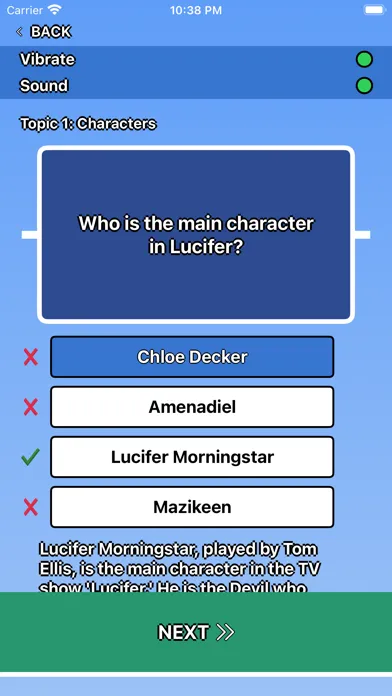 Lucifer Trivia应用截图