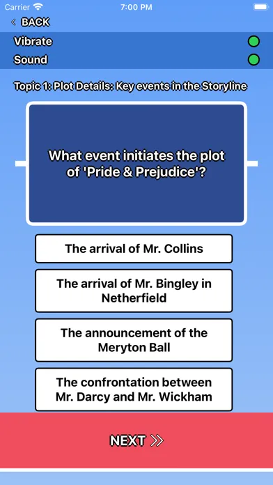 Pride & Prejudice Trivia স্ক্রিনশট
