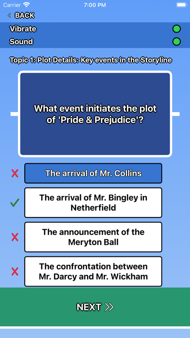 Pride & Prejudice Trivia 스크린샷