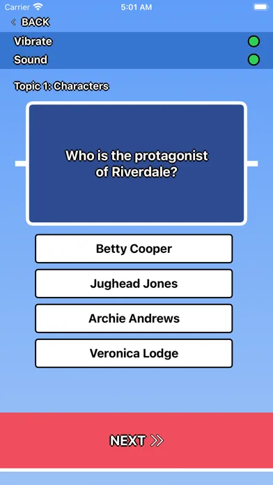Riverdale Trivia স্ক্রিনশট