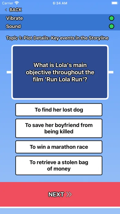 Run Lola Run Trivia স্ক্রিনশট
