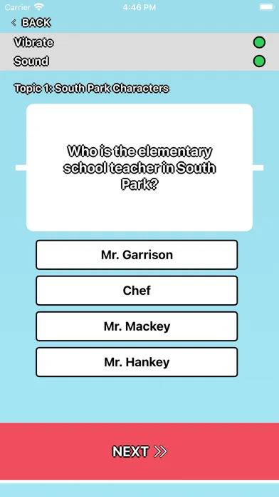 South Park Trivia স্ক্রিনশট