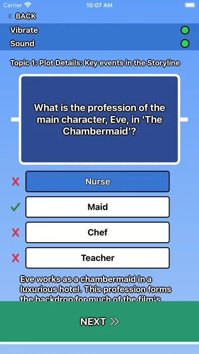 Capturas de pantalla de The Chambermaid Trivia