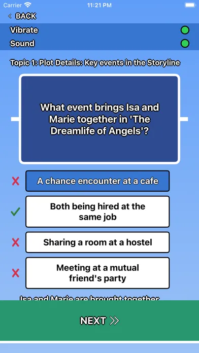 The Dreamlife of Angels Trivia Screenshots