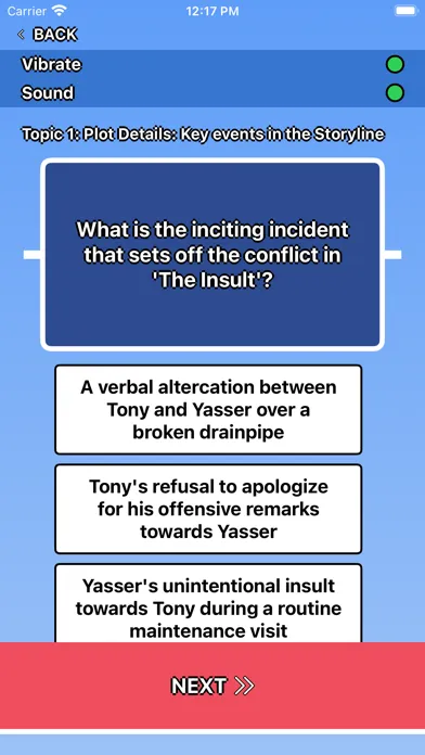 Zrzuty ekranu The Insult Trivia