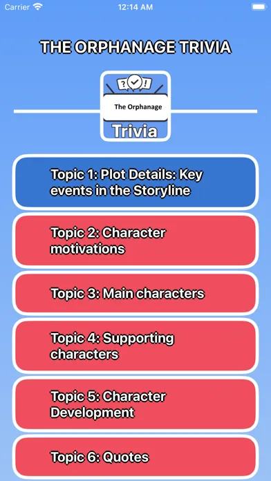 The Orphanage Trivia سکرین شاٹس