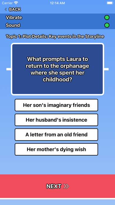 The Orphanage Trivia स्क्रीनशॉट