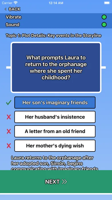 The Orphanage Trivia سکرین شاٹس