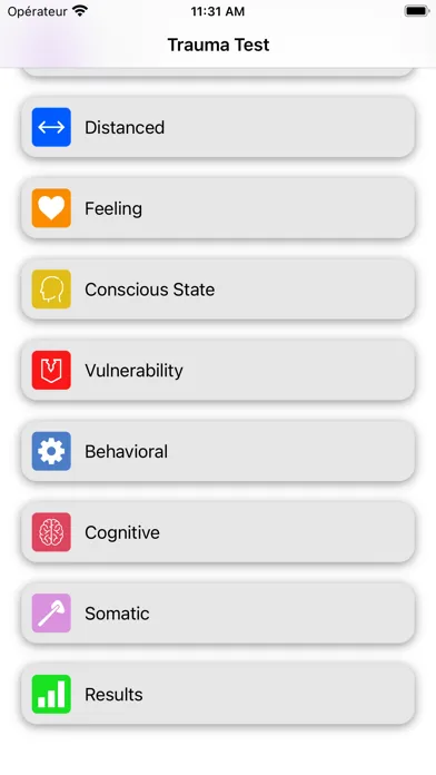 Trauma Test Screenshots