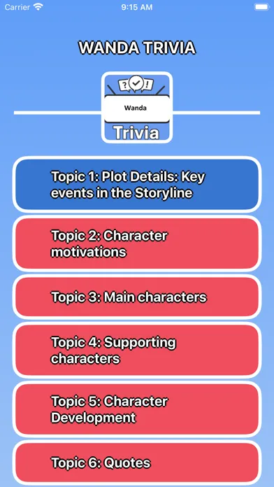 Tangkapan layar Wanda Trivia