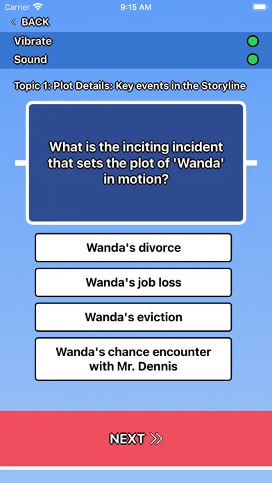 Tangkapan layar Wanda Trivia