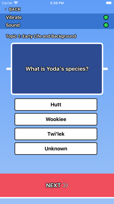 Capturas de pantalla de Yoda Trivia