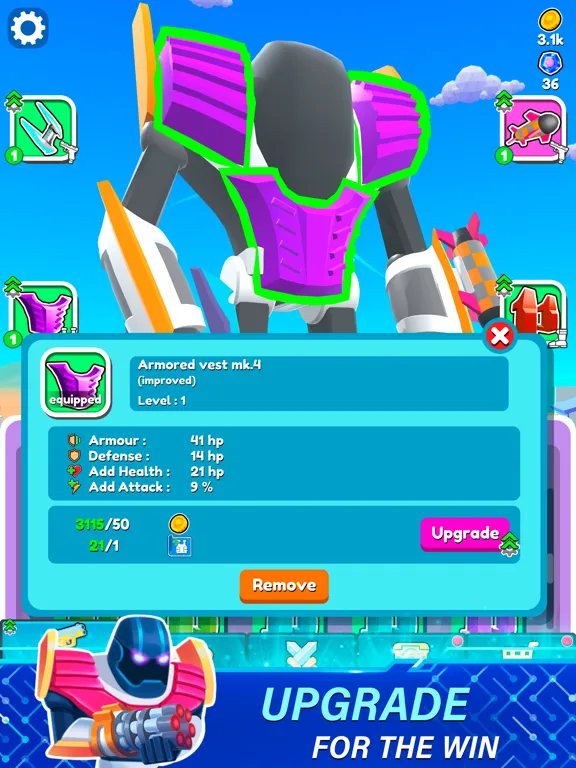 Mechangelion - Robot Fighting iPad  Screenshots