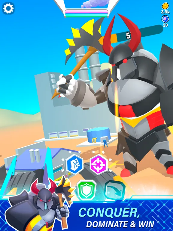 Mechangelion - Robot Fighting iPad  Screenshots