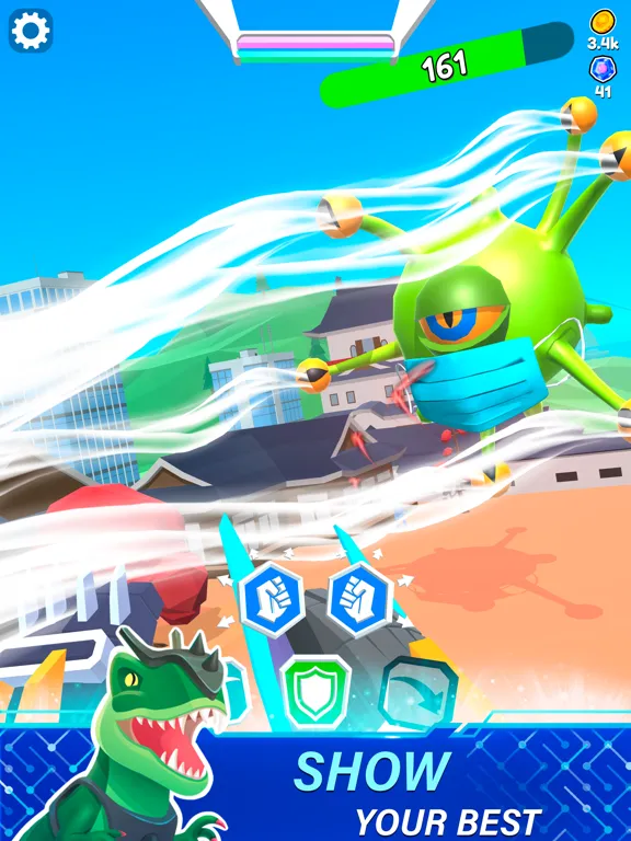 Mechangelion - Robot Fighting iPad  Screenshots