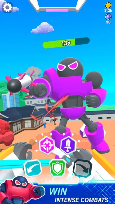 Mechangelion - Robot Fighting Screenshots