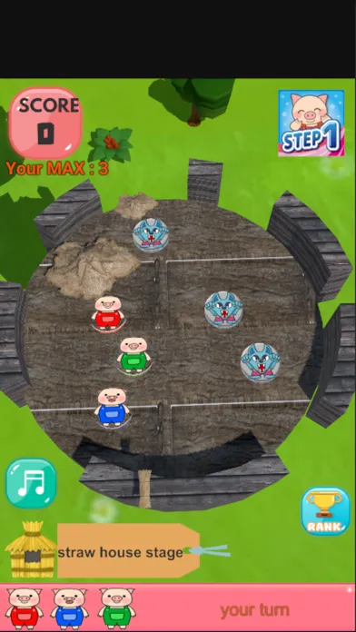Three Little Pigs tiddlywinks स्क्रीनशॉट