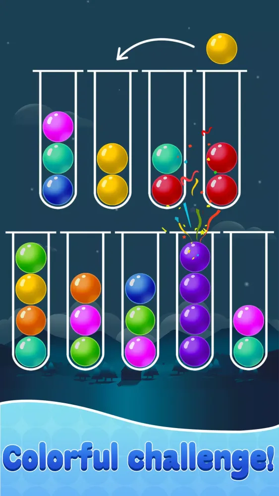 Ảnh chụp màn hình của Ball Sort Puzzle