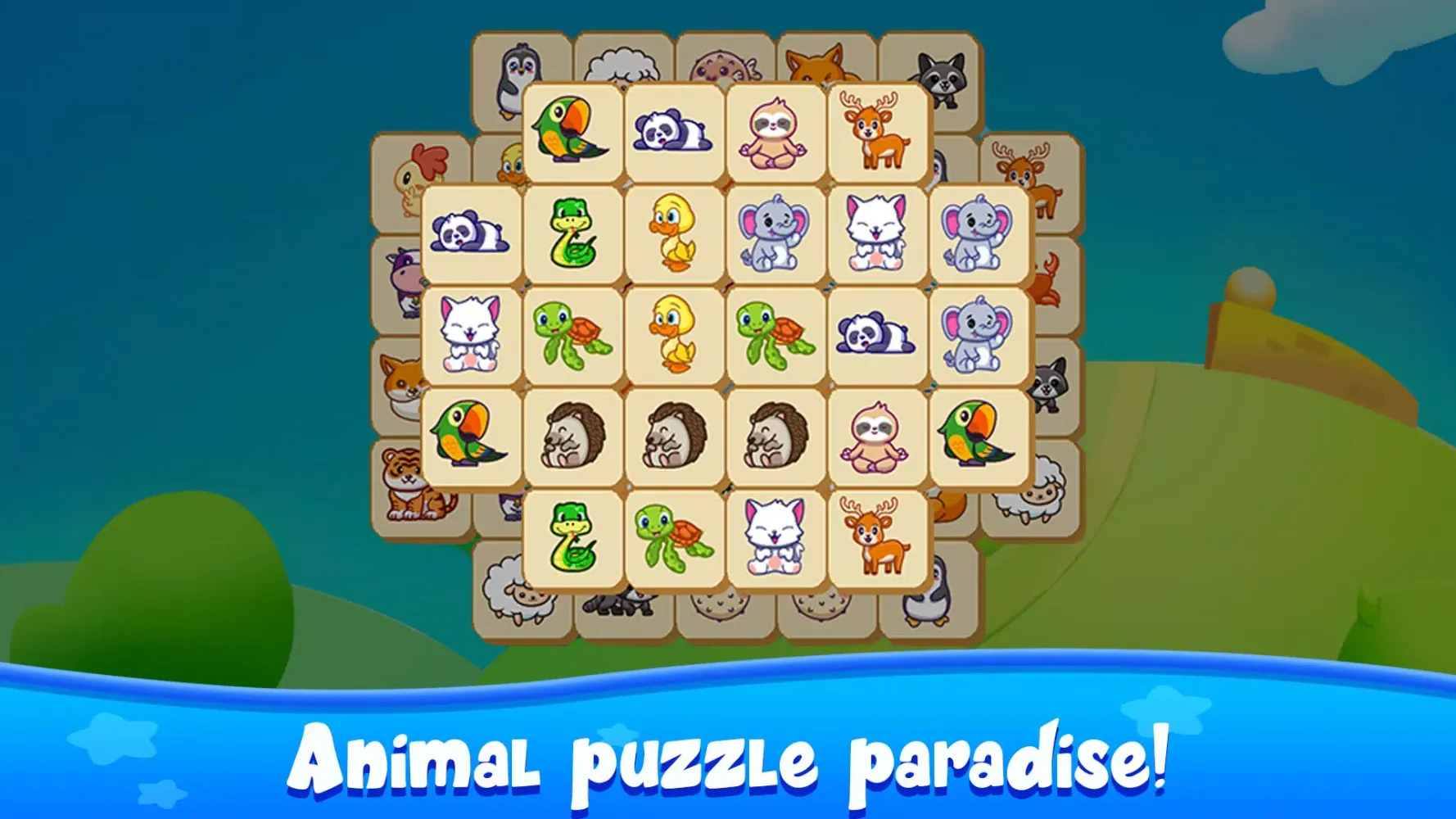 Captures d'écran de Tile Puzzle - Match Animal 3D