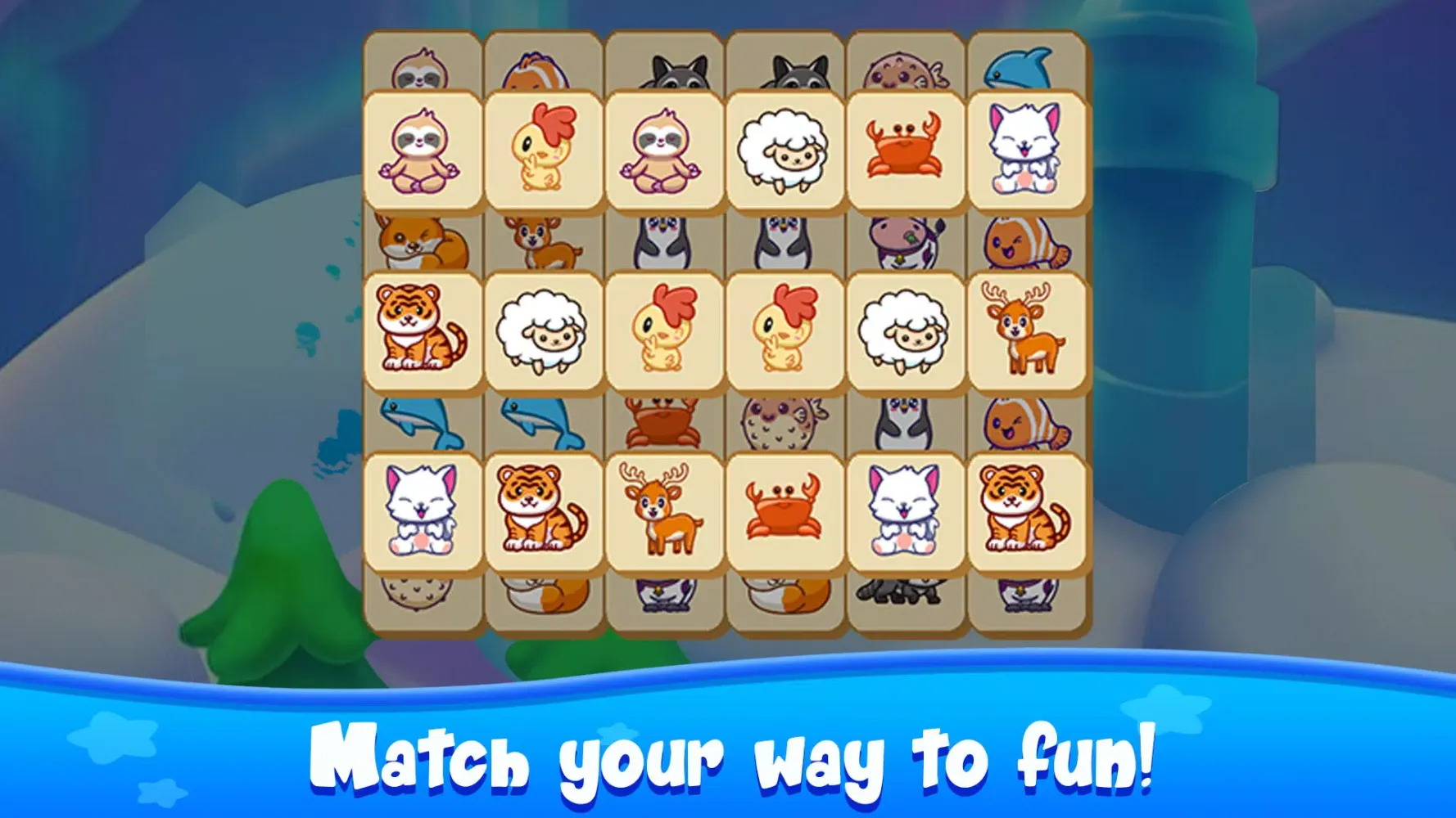 Captures d'écran de Tile Puzzle - Match Animal 3D