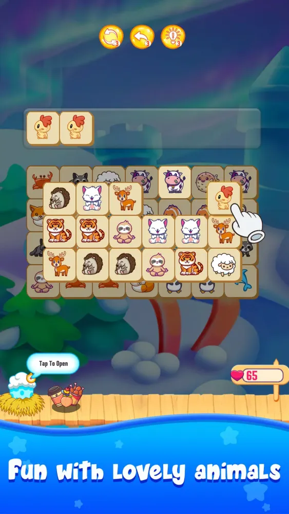 Captures d'écran de Tile Puzzle - Match Animal 3D