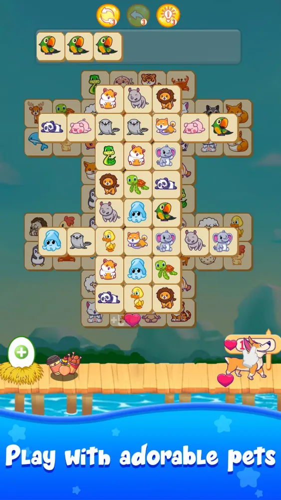 Captures d'écran de Tile Puzzle - Match Animal 3D