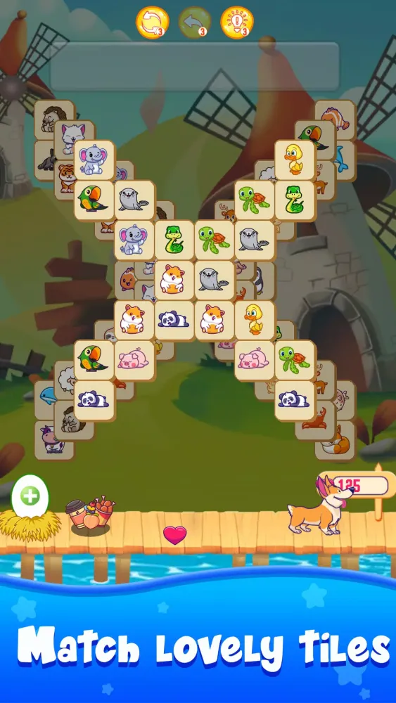 Captures d'écran de Tile Puzzle - Match Animal 3D
