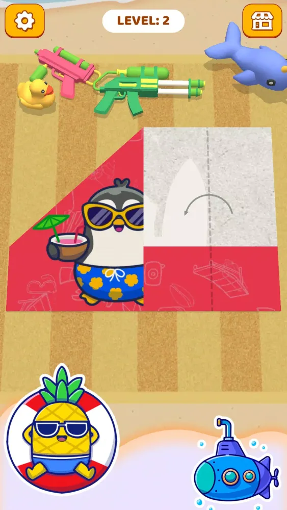 Tangkapan layar Paper Fold: Paper Puzzle 3D