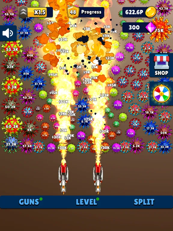 Capturas de pantalla de Laser Split: Ball Blaster Game iPad 