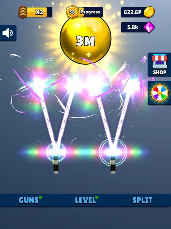 Capturas de pantalla de Laser Split: Ball Blaster Game iPad 
