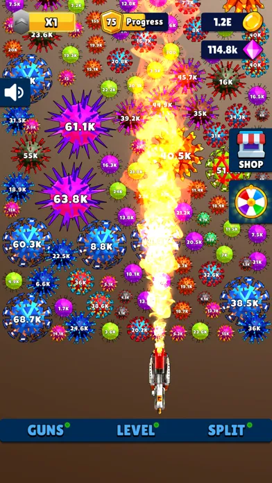 Capturas de pantalla de Laser Split: Ball Blaster Game