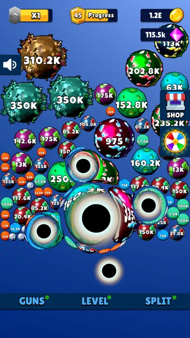 Capturas de pantalla de Laser Split: Ball Blaster Game
