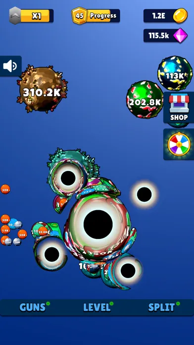 Capturas de pantalla de Laser Split: Ball Blaster Game