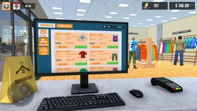 Tangkapan layar Clothing Store Manager Game 3D